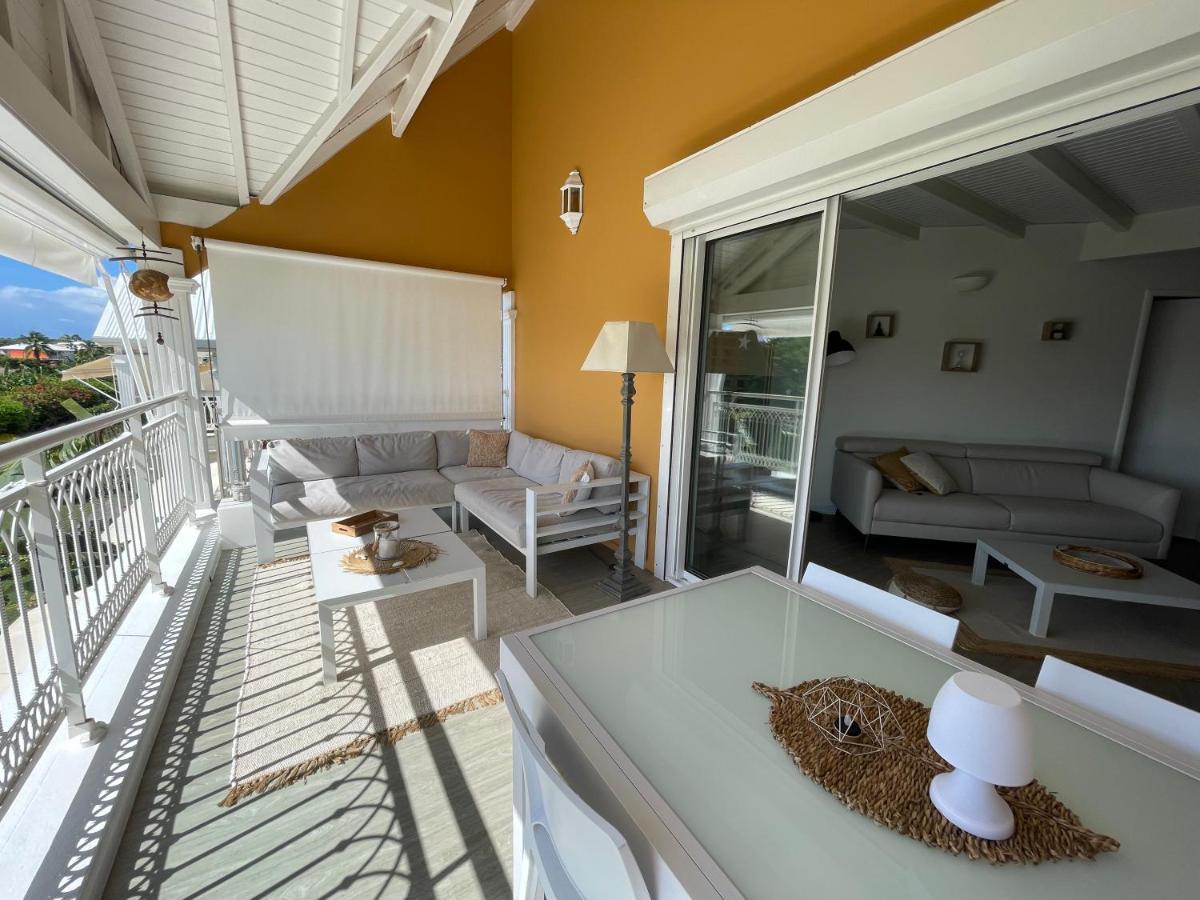 Pitaya - T3 Cosy En Duplex Avec Cuve Lägenhet Saint-Francois  Exteriör bild