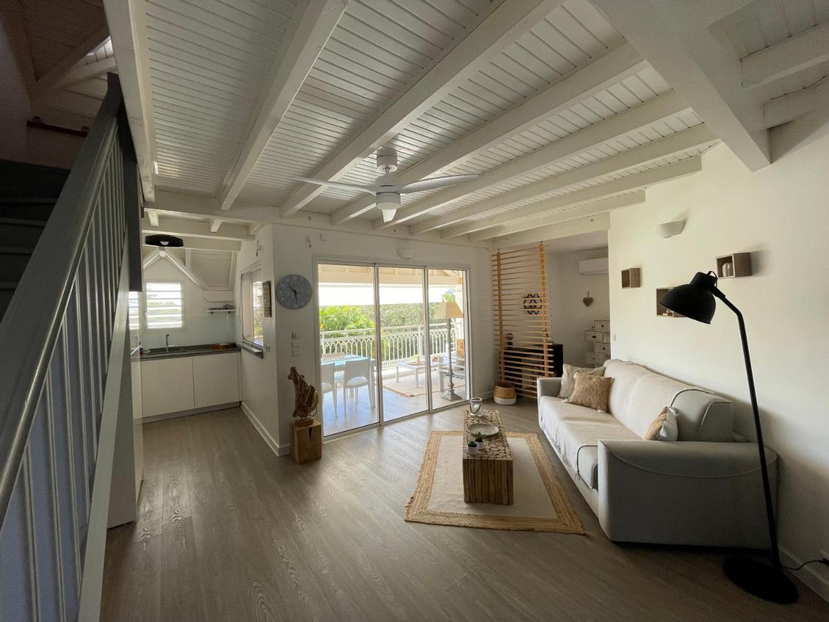 Pitaya - T3 Cosy En Duplex Avec Cuve Lägenhet Saint-Francois  Exteriör bild